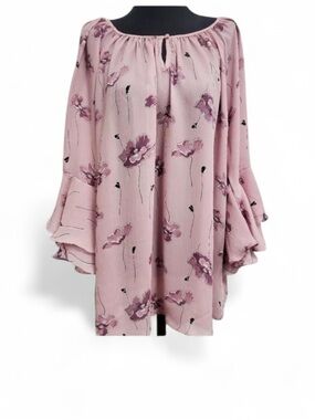 Floral Pink Women's Top